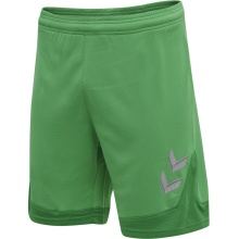 hummel Sporthose hmlLEAD Poly Shorts (Mesh-Stoff, ohne Seitentaschen) Kurz grün Kinder