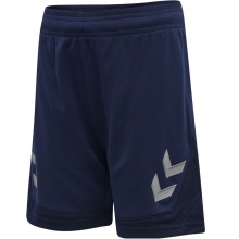 hummel Sporthose hmlLEAD Poly Shorts (Mesh-Stoff, ohne Seitentaschen) Kurz marineblau Kinder