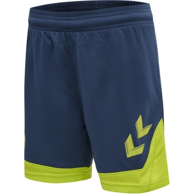 hummel Sporthose hmlLEAD Poly Shorts (Mesh-Stoff, ohne Seitentaschen) Kurz denimblau Kinder