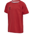 hummel Sport-Tshirt hmlLEAD Poly Jersey (Mesh-Material) Kurzarm rot Kinder