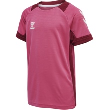 hummel Sport-Tshirt hmlLEAD Poly Jersey (Mesh-Material) Kurzarm magenta Kinder