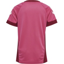 hummel Sport-Tshirt hmlLEAD Poly Jersey (Mesh-Material) Kurzarm magenta Kinder