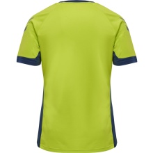 hummel Sport-Tshirt hmlLEAD Poly Jersey (Mesh-Material) Kurzarm limegrün Kinder