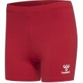 hummel Sport-Tight hmlCORE Volley Cotton Hipster (weicher, dehnbarer Jerseystoff) Kurz rot Damen