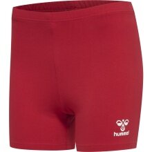 hummel Sport-Tight hmlCORE Volley Cotton Hipster (weicher, dehnbarer Jerseystoff) Kurz rot Damen