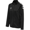 hummel Sport-Trainingsjacke hmlCORE XK Poly Zip Sweat (Polyester-Sweatstoff, Front-Reißverschluss) schwarz Damen