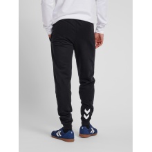 hummel Freizeithose hmlGO Cotton Pant (Baumwolle) lang schwarz Herren