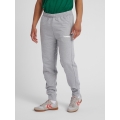 hummel Freizeithose hmlGO Cotton Pant (Baumwolle) lang grau Herren