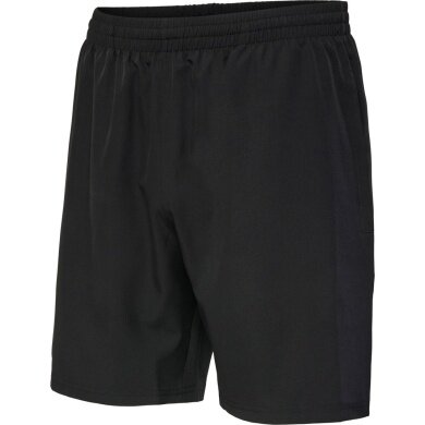 hummel Sporthose hmlCOURT Woven Shorts (elastischer Bund) kurz schwarz Herren