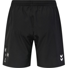 hummel Sporthose hmlCOURT Woven Shorts (elastischer Bund) kurz schwarz Herren