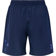 hummel Sporthose hmlCOURT Woven Shorts (elastischer Bund) kurz marineblau Herren