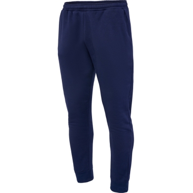 hummel Sport-Freizeithose hmlCOURT Cotton Sweatpants (weicher Sweatstoff) lang marineblau Herren