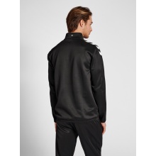 hummel Sport-Langarmshirt hmlCORE XK Half-Zip Poly Sweat (Polyester-Sweatstoff) schwarz Herren