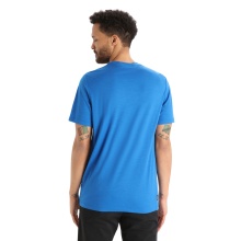 Icebreaker Wander-Tshirt Tech Lite II SS Skiing Yeti (100% Merino, Stoffstärke 150 Ultralight) lazurite blau Herren