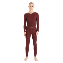 Icebreaker Unterwäsche Leggings 200 Oasis - Merinowolle, enganliegend - lang espressobraun Damen