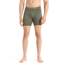 Icebreaker Boxershort Anatomica Long (Merinowolle, längerer Schnitt) Unterwäsche lodengrün Herren