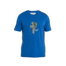 Icebreaker Wander-Tshirt Tech Lite II SS Tech Head (100% Merino, Stoffstärke 150 Ultralight) lazuriteblau Herren