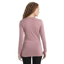 Icebreaker Unterwäsche Langarmshirt 200 Oasis LS Crewe - Merinowolle, enganliegend - crystalpink Damen