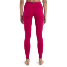 Icebreaker Unterwäsche Leggings 200 Oasis - Merinowolle, enganliegend - lang pink Damen