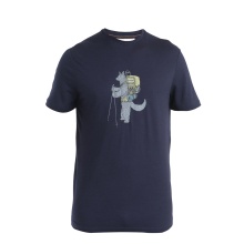 Icebreaker Wander-/Freizeit Tshirt Merino 150 Tech Lite III Tech Head (100% Wolle) navyblau Herren