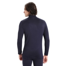 Icebreaker Unterwäsche Thermo-Langarmshirt 260 Tech Half-Zip - Merinowolle, enganliegend - navyblau Herren