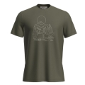 Icebreaker Wander-/Freizeit Tshirt Merino 150 Tech Lite III Sunset Camp (100% Merinowolle) grün Herren