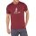 Icebreaker Funktions-Tshirt Merino 150 Tech Lite Tee Polar Paddle (Merinowolle) dunkelrot Herren