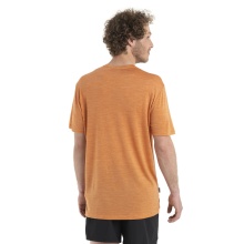 Icebreaker Funktions-Tshirt Sphere II SS - Merinowolle, Cool-Lite - feuchtigkeitsregulierend - orange Herren