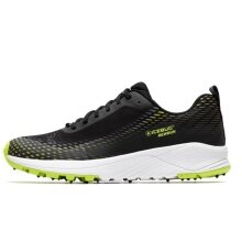 Icebug Winter-Trail-Laufschuhe NewRun BUGrip - mit 17 dynamischen Hartmetall-Spikes - schwarz/lime Herren