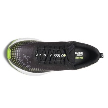 Icebug Winter-Trail-Laufschuhe NewRun BUGrip - mit 17 dynamischen Hartmetall-Spikes - schwarz/lime Herren