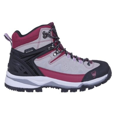 Icepeak Wanderschuhe Wynne Mid (waterproof/wasserdicht) hellgrau Damen