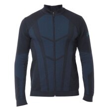 Iron-IC Jacke High Neck mit Reißverschluss - 2nd Layer Full Zip - blau Herren