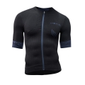 Iron-IC Bike T-shirt Hero Full Zip Kurzarm schwarz Herren