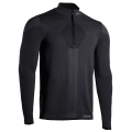 Iron-IC Fleecepullover Techno Maglia mit 1/2-Zip Reißverschluss - 2nd Layer - schwarz Herren