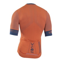 Iron-IC Bike T-shirt Hero Full Zip Kurzarm orange Herren