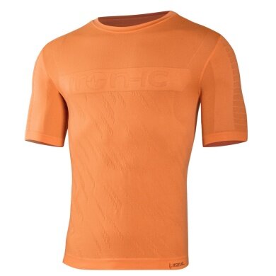 Iron-IC Laufshirt Performance Kurzarm neonorange Herren