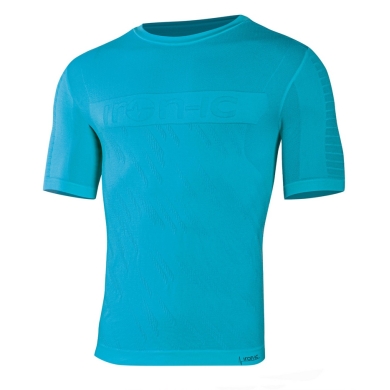 Iron-IC Laufshirt Performance Kurzarm türkis Herren