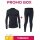 Iron-IC Funktionsunterwäsche-Set (Hose + Langarmshirt) Thermic schwarz Kinder