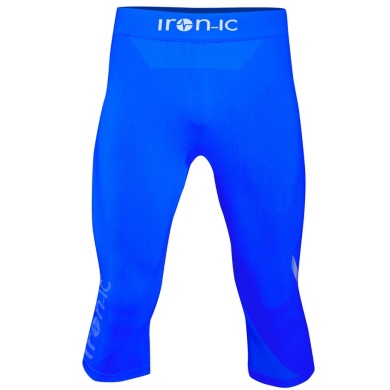 Iron-IC Funktionsunterwäsche 3/4 Hose Performance royalblau Herren