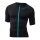 Iron-IC Bike T-shirt Power Performance Full Zip Kurzarm schwarz Herren