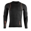 Iron-IC Langarmshirt Performance Melange schwarz Herren