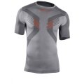 Iron-IC Lauf-Tshirt Performance Kurzarm silbergrau Herren