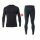 Iron-IC Funktionsunterwäsche-Set (Hose + Langarmshirt) Thermic schwarz Herren