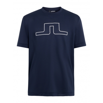 J.Lindeberg Tennis-Tshirt Bridge Graphic navyblau Herren