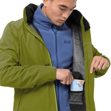 Jack Wolfskin Ganzjahresjacke Evandale (Hardshell, Kapuze, Regen- Wetterschutz) cypressgrün Herren