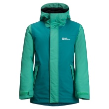 Jack Wolfskin Winterjacke Icy Mountain (wasser- und winddicht, atmungsaktiv,warm) 2022 türkis Jugendliche