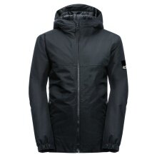 Jack Wolfskin Winterjacke Spirit 2L (wasser- und winddicht, atmungsaktiv, robust) 2022 schwarz Kinder