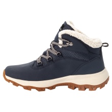 Jack Wolfskin Winterschuhe Everquest Mid Texapore (warm, wasserdicht, PFC-Frei) dunkelblau Damen