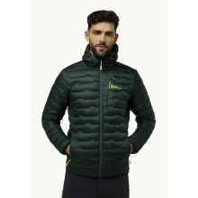 Jack Wolfskin Winter-Daunenjacke Passamani 2024 (sehr warm, winddicht, leicht) dunkelolivgrün Herren