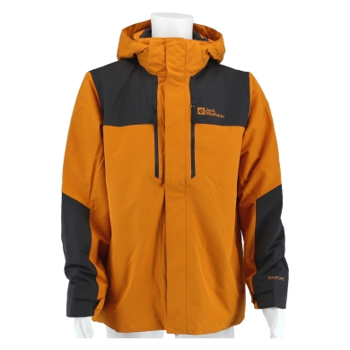 Jack Wolfskin Winterjacke Jasper 3in1 2024 (wasser-winddicht, atmungsaktiv, warm) distelgelb Herren